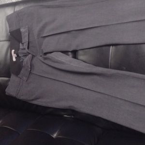 Grey High rise beltless Dress Pants Size 11